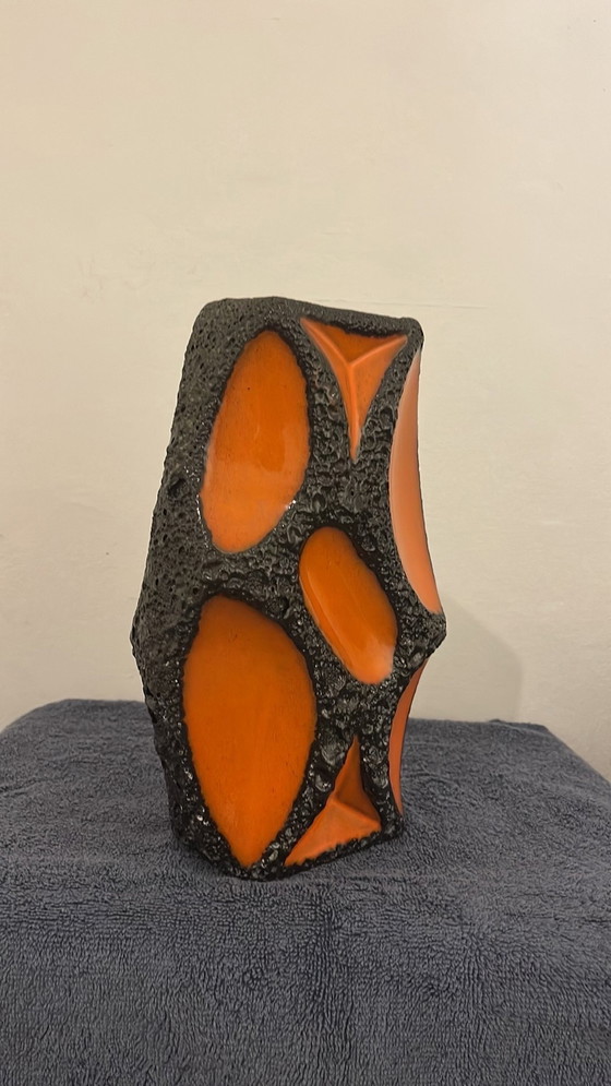 Image 1 of Roth - Typ 311 - Diamant-Vase - Orange