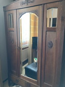 Art-déco-Liegestuhl