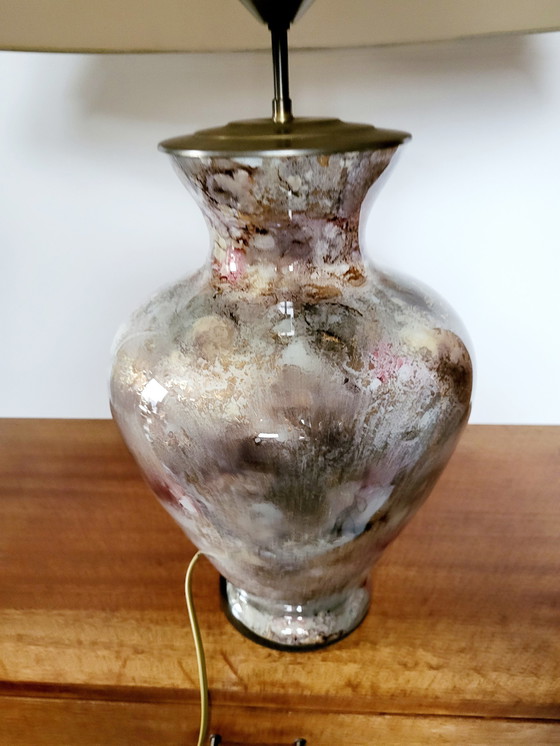 Image 1 of Laque Line Tischlampe aus Glas