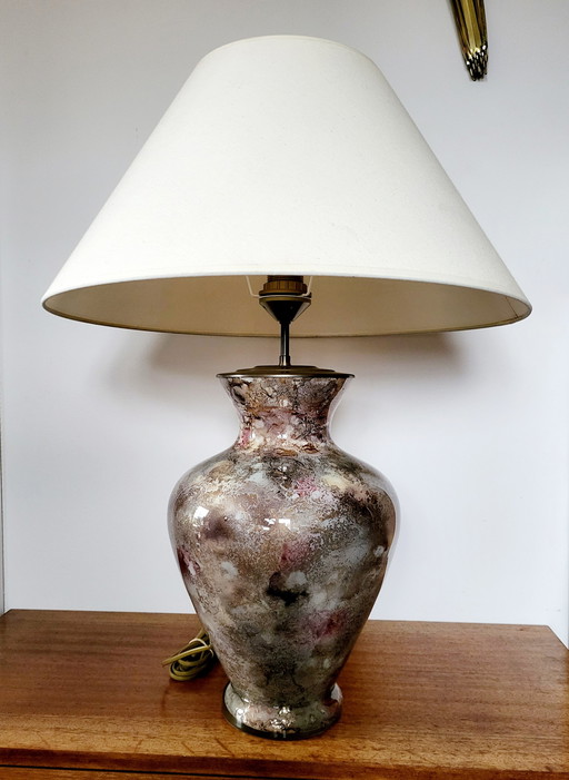 Laque Line Tischlampe aus Glas