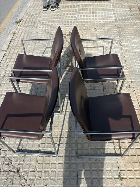 Image 1 of Arco Frame Stühle Braun