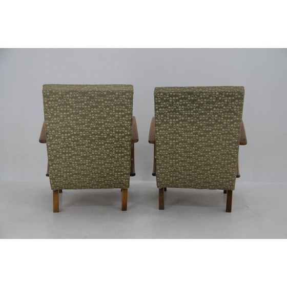 Image 1 of Paar Vintage-Sessel von Jindrich Halabala, 1950er Jahre