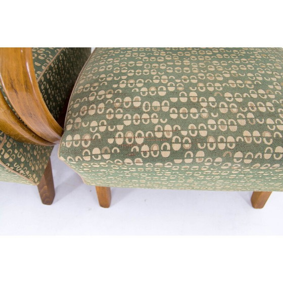 Image 1 of Paar Vintage-Sessel von Jindrich Halabala, 1950er Jahre