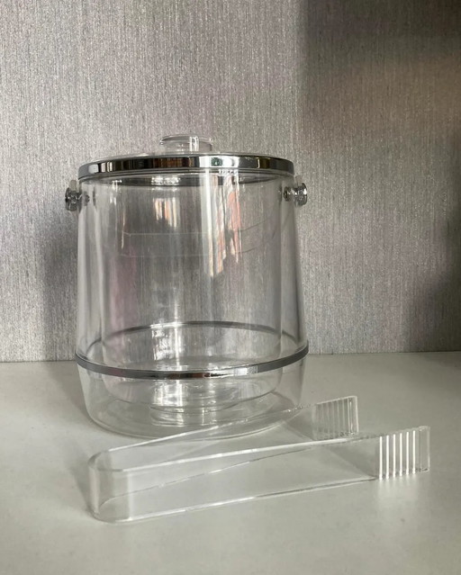 Vintage Mid Century Modern Lucite Eiskübel