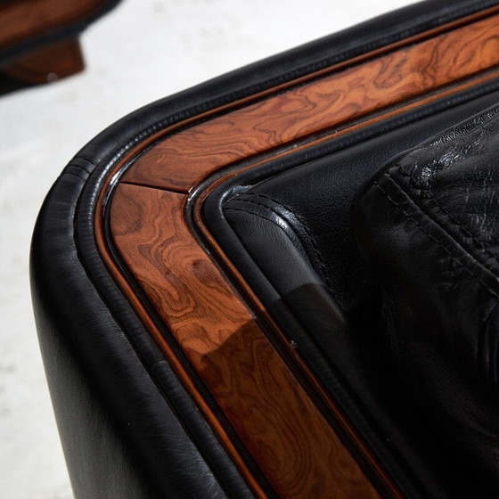 Image 1 of 3-sitziges Ledersofa "New York" von Alberto Nieri für Galeria Nieri, Italien 1960