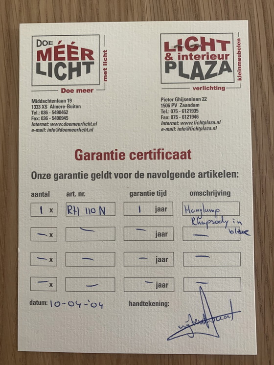 Image 1 of Brandt & van Egmond Rhapsody Pendelleuchte