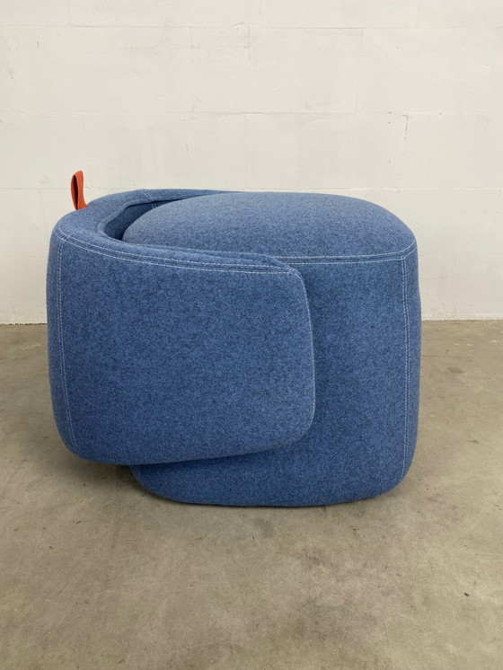 Image 1 of Patricia Urquiola Openest Sessel/Annex Fußhocker für Haworth