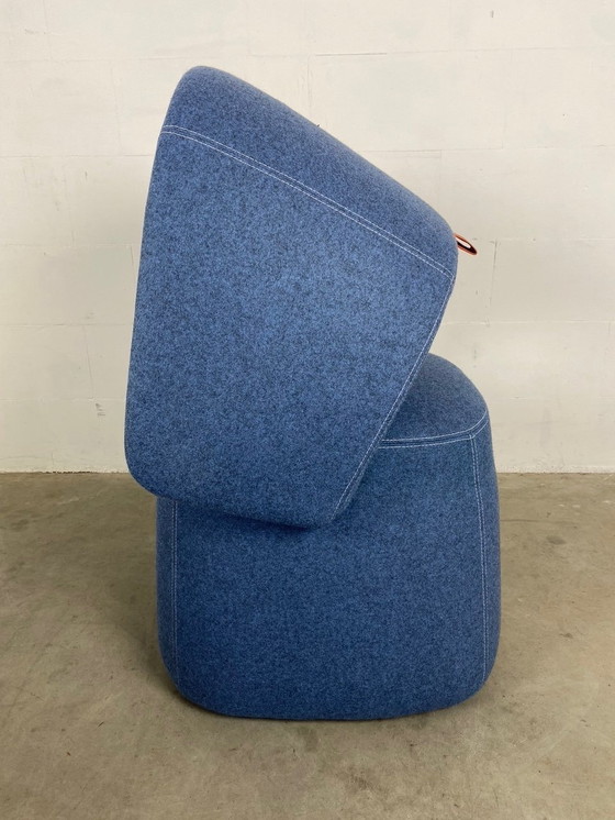 Image 1 of Patricia Urquiola Openest Sessel/Annex Fußhocker für Haworth