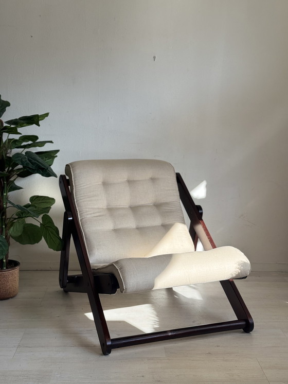 Image 1 of Vintage Ikea Kon Tiki Stuhl Gillis Lundgren