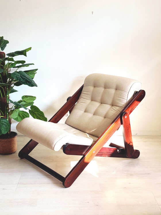 Image 1 of Vintage Ikea Kon Tiki Stuhl Gillis Lundgren