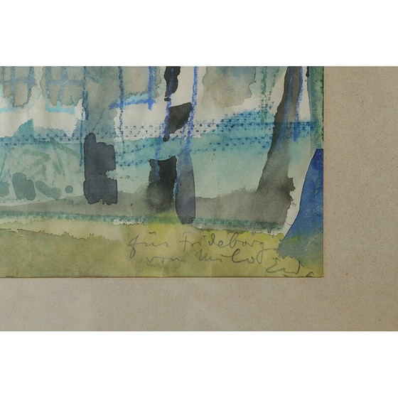 Image 1 of Vintage-Gemälde von Frideborg Bryth, 1950