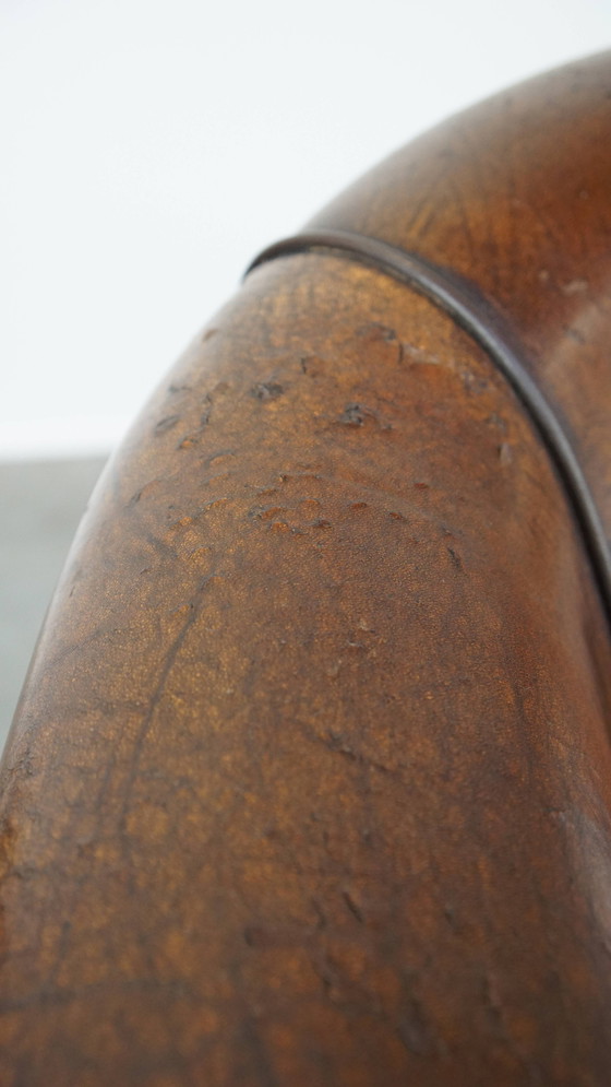 Image 1 of Vintage Sheepskin Leder Clubsessel