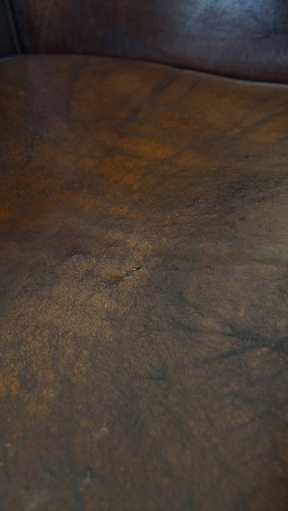 Image 1 of Vintage Sheepskin Leder Clubsessel