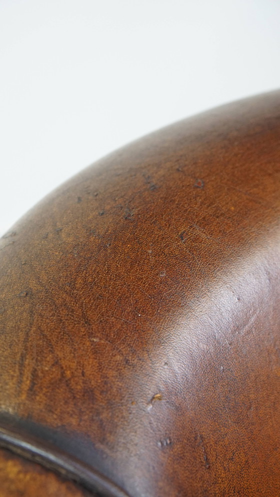 Image 1 of Vintage Sheepskin Leder Clubsessel