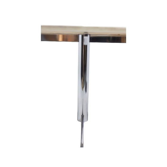 Image 1 of Vintage-Tisch aus Marmor und verchromtem Metall von Florence Knoll für Knoll, 1960