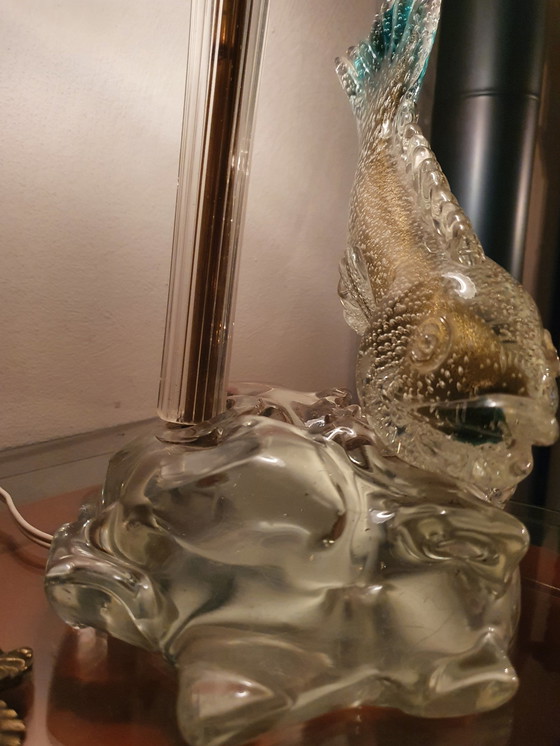 Image 1 of Art-Deco-Lampe aus Glas