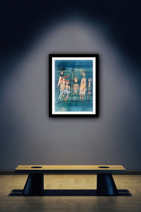 Image 1 of Paul Klee (1879-1940): "Maks 1923". Schöne Kolorierung in Offsetlithographie.  