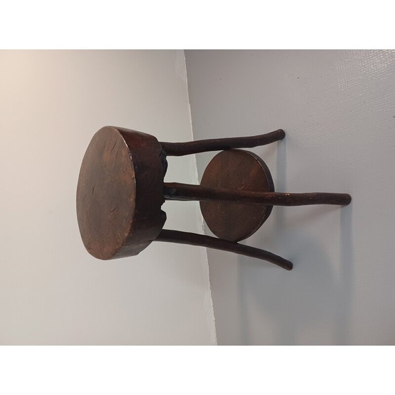 Image 1 of Vintage Brutalist Art Brutalistischer Barhocker, 1950