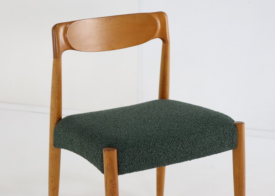 Image 1 of 4X Dänischer Stuhl Esszimmerstuhl 'Bjerremose' Vintage