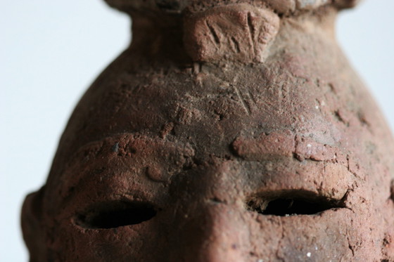 Image 1 of Haniwa-Kriegerkopf