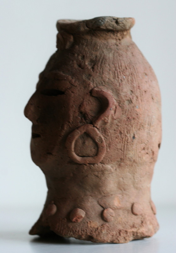 Image 1 of Haniwa-Kriegerkopf