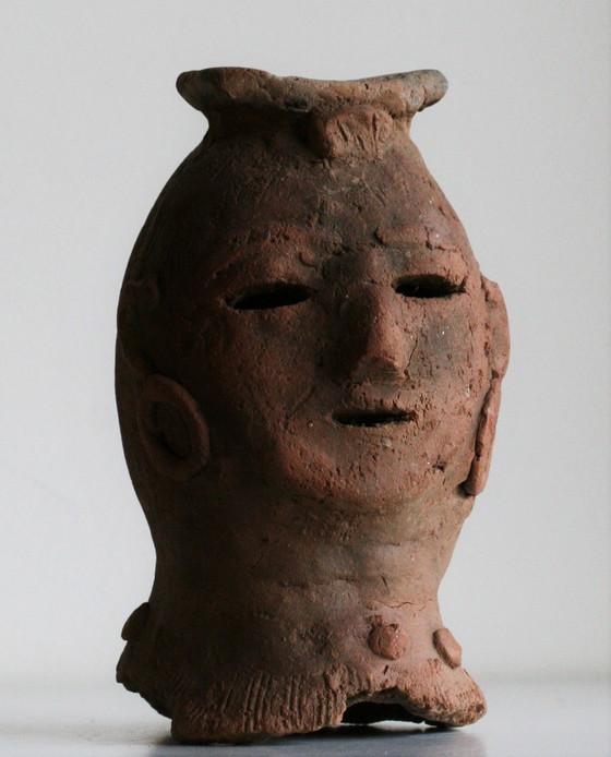 Image 1 of Haniwa-Kriegerkopf
