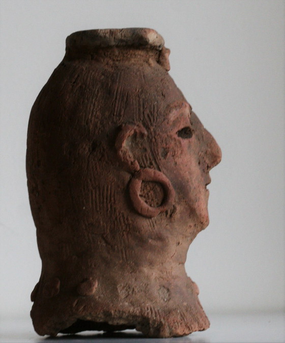 Image 1 of Haniwa-Kriegerkopf