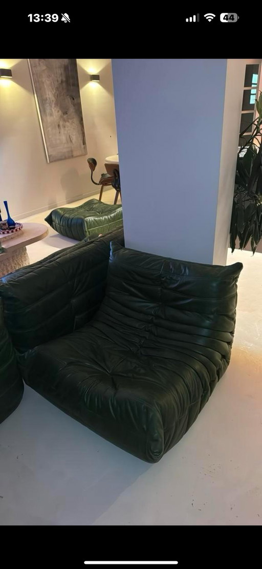 Togo Sofa von Michel Ducaroy für Ligne Roset, Satz von 5