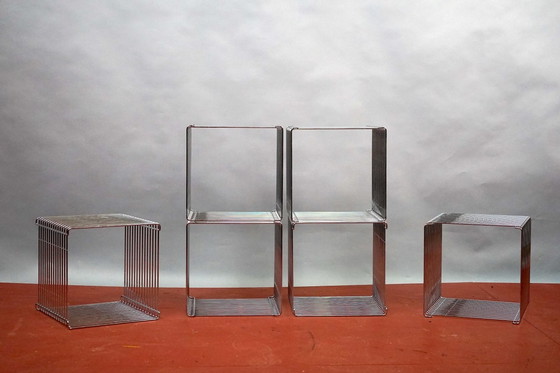 Image 1 of Würfelförmiges Pantonova Regal von Verner Panton für Fritz Hansen, 1970er, 6 . Set
