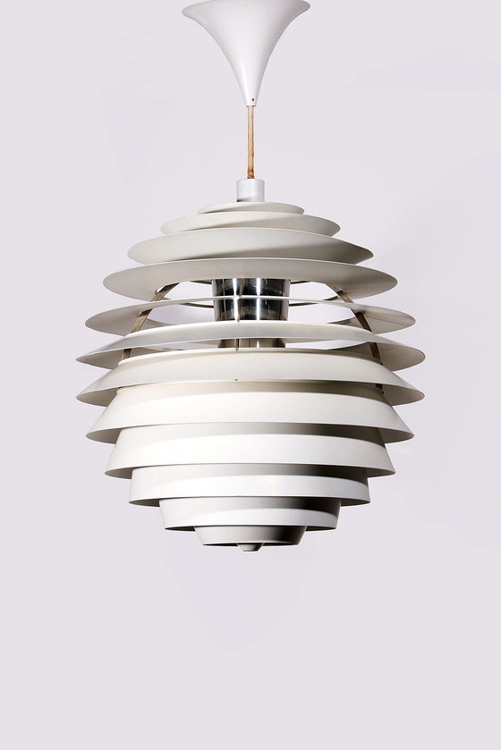 Image 1 of Dänisches Design Louis Poulsen Ph Louvre Pendelleuchte 1960s