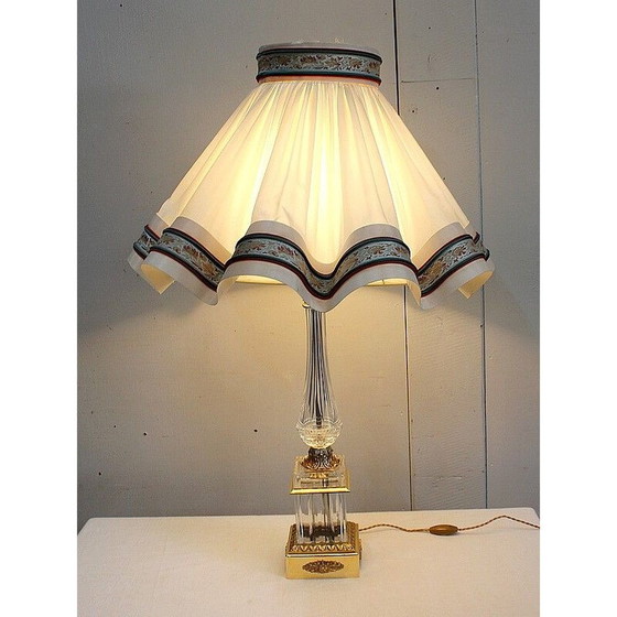 Image 1 of Lampe aus geschliffenem Kristall, 1940