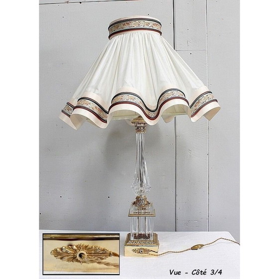 Image 1 of Lampe aus geschliffenem Kristall, 1940