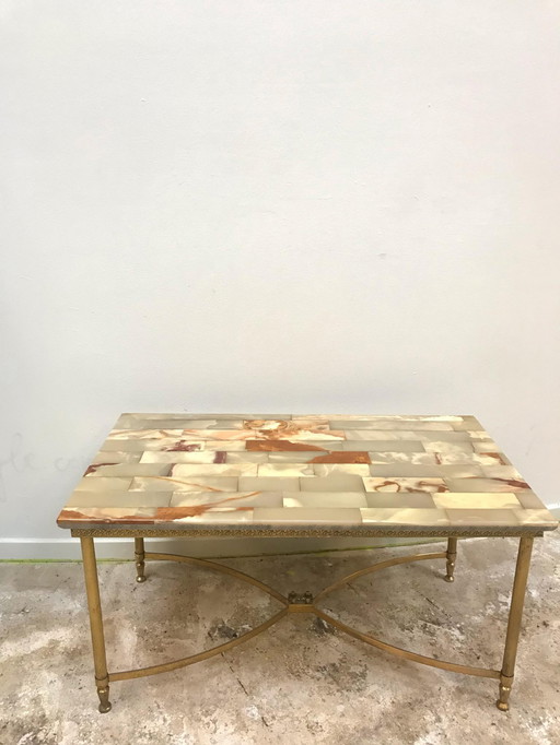 Onyx-Couchtisch der 1950er Jahre