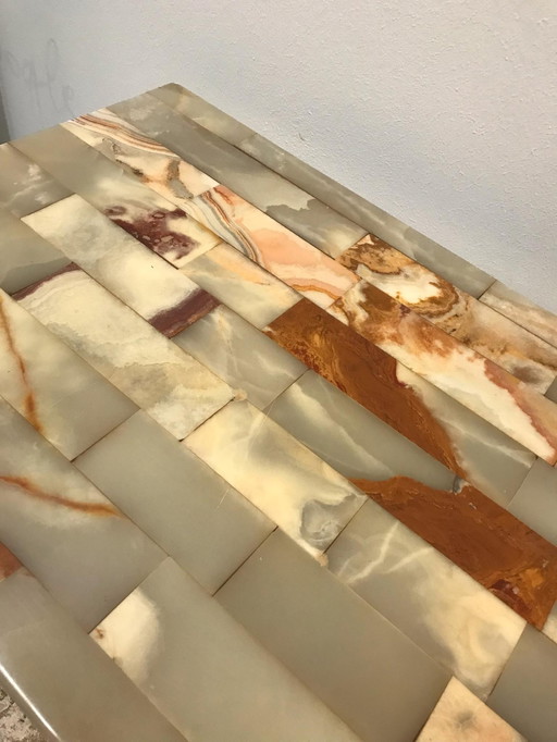 Onyx-Couchtisch der 1950er Jahre