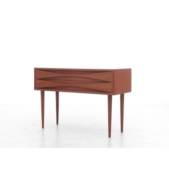 Image 1 of Skandinavische Vintage-Kommode aus Teakholz mit 2 Schubladen von Arne Vodder für Sibast Furniture