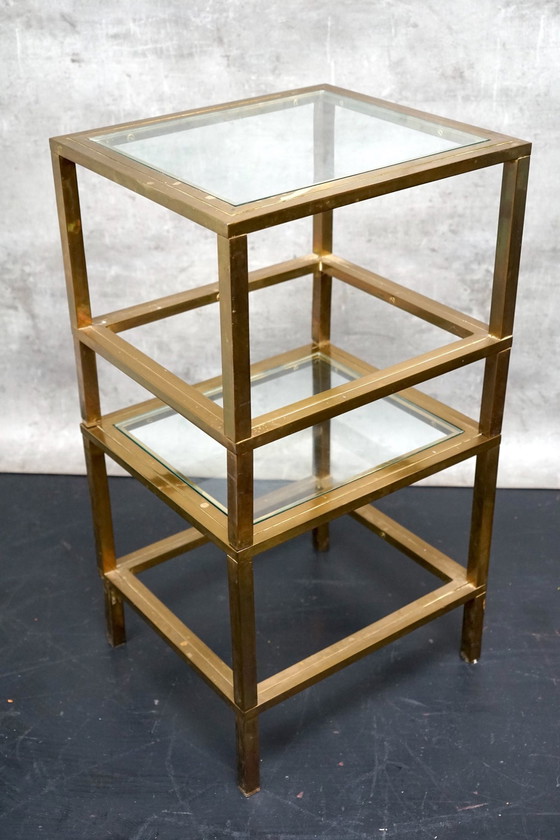 Image 1 of Französische Hollywood Regency Couchtische, 1970er, 2er Set