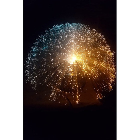 Image 1 of Verchromte Metall-Drehlampe, 1970