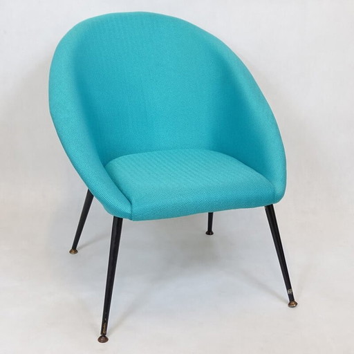 Paar vintage Metall-Sessel Eva Club, Polen 1960