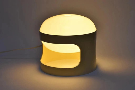 Joe Colombo Für Kartell Beige Kd28 Tischlampe