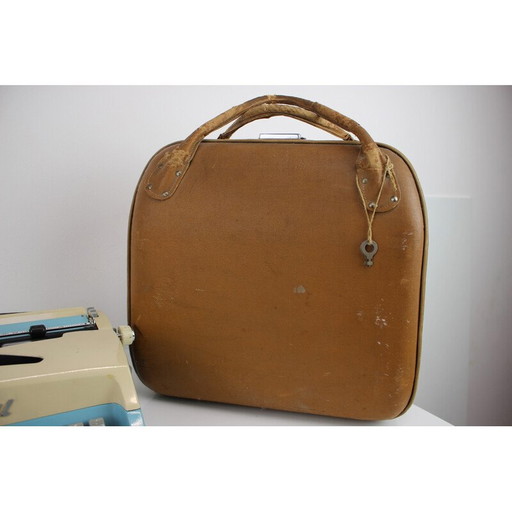 Vintage Metall, Kunststoff Schreibmaschine für Konsul, Tschechoslowakei 1960