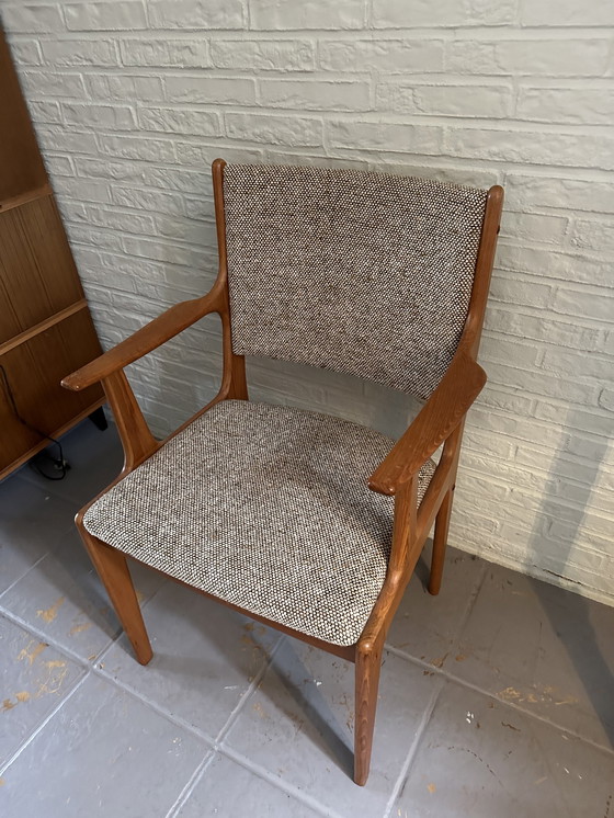 Image 1 of Vintage-Esstisch + 6 Esszimmerstühle