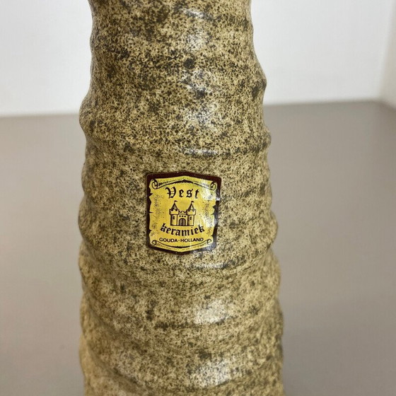 Image 1 of Paar Vintage-Keramikvasen von Vest Ceramics, Niederlande 1970er Jahre