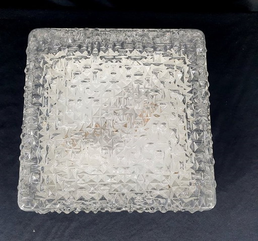 11866 Vintage Glas-Deckenleuchte, Deckenleuchte