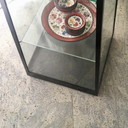 Pyramidenvitrine Aluminium-Glas
