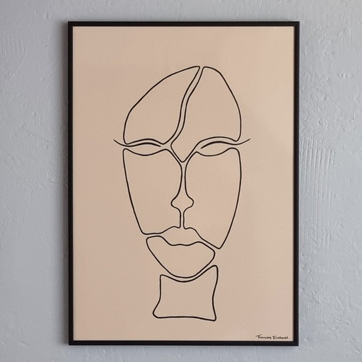 Frances Eckhardt - Handgemalte Kunst A2 Format -B