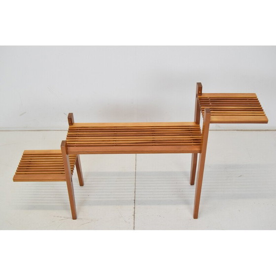 Image 1 of Vintage Pflanzgefäß aus Holz, Tschechoslowakei 1960er Jahre