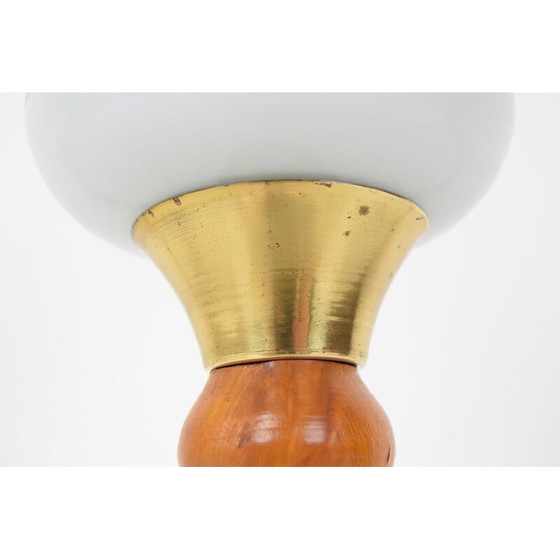 Image 1 of Tischlampe aus Glas, Tschechoslowakei 1960