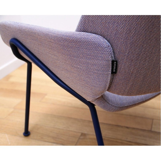 Image 1 of Vintage-Sessel Monk aus gebeiztem Metall und Stoff für Prostoria