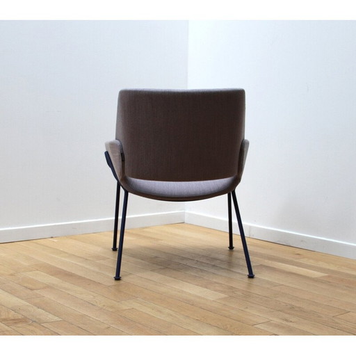 Vintage-Sessel Monk aus gebeiztem Metall und Stoff für Prostoria