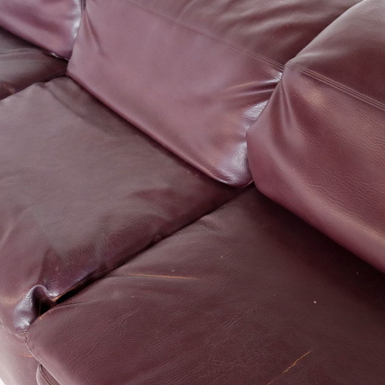 Image 1 of Modulares Vintage -Sofa aus lilafarbenem Leder